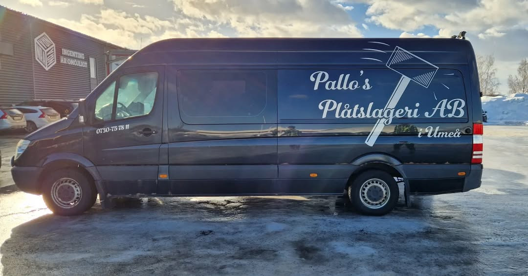 Pallos plåtslageri i Umeå med omnejd
